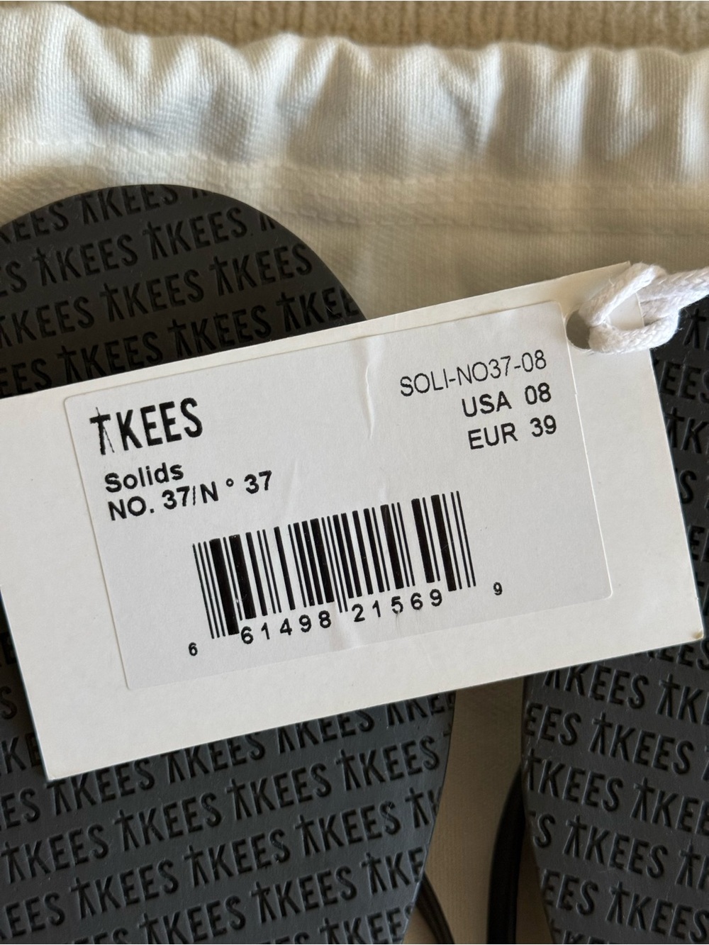 TKEES Lily Sandal Washed Black No. 37 - Picture 5 of 5